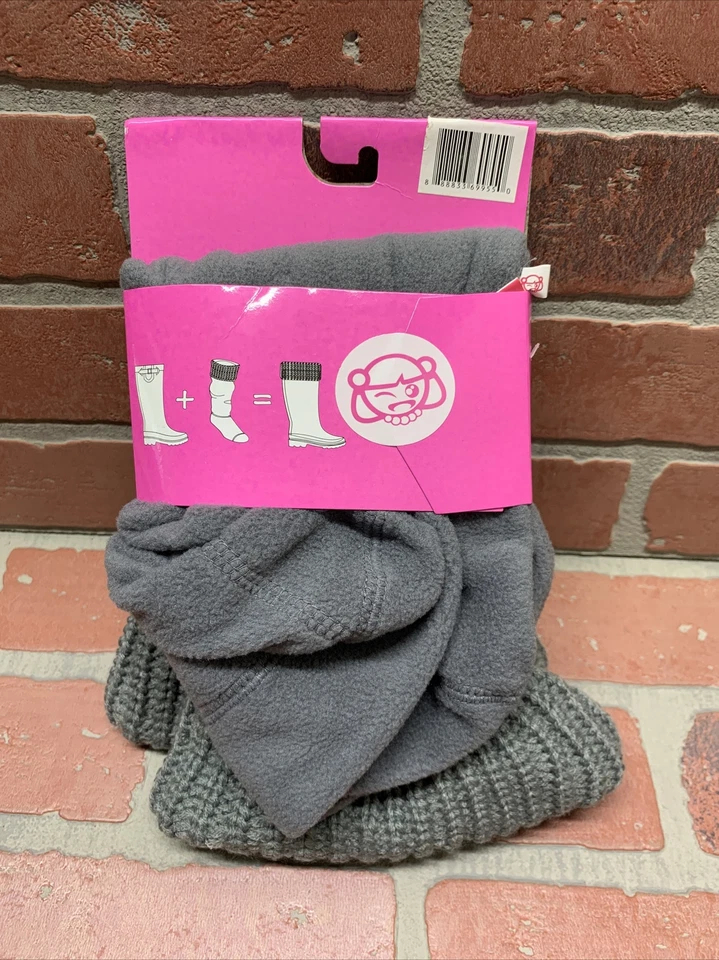 NWT Sugar Gray Fleece Boot Liners Size S/M (5-7) - Image 2 of 3