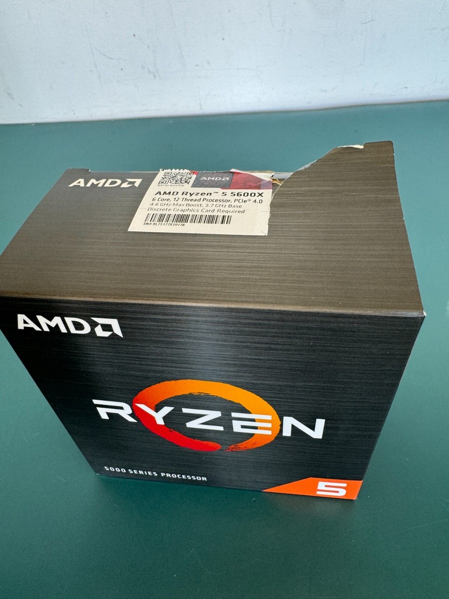 AMD Ryzen 5600X Desktop Processor Cores, Socket AM4