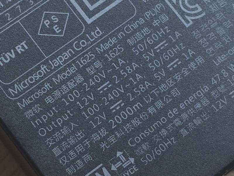 for adapter mexico Original  Power Adapter 12V 3 Pro eBay 36W Supply 2.58A Charger Surface Microsoft Watt