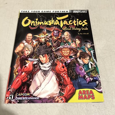 Onimusha Tactics Advance GBA Strategy Guide Book