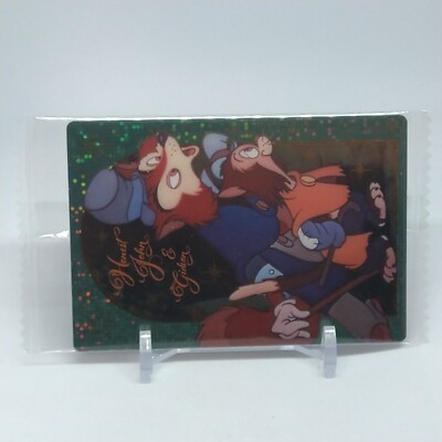 Honest John Gideon Pinocchio Disney Characters Wafer Trading Card