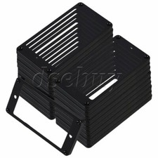 20 x Black ABS Flat Humbucker Pickup Mounting Ring for Electric Guitar
