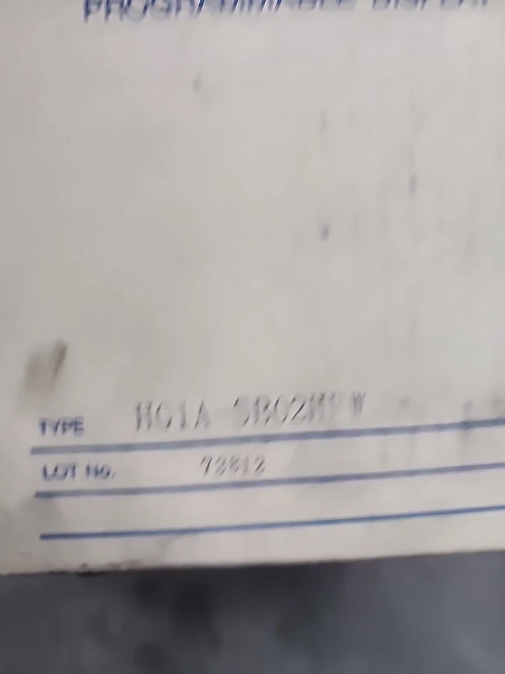 IDEC PROGRAMMABLE DISPLAY HG1A-SB02HFW NEW IN BOX - Image 2 of 3