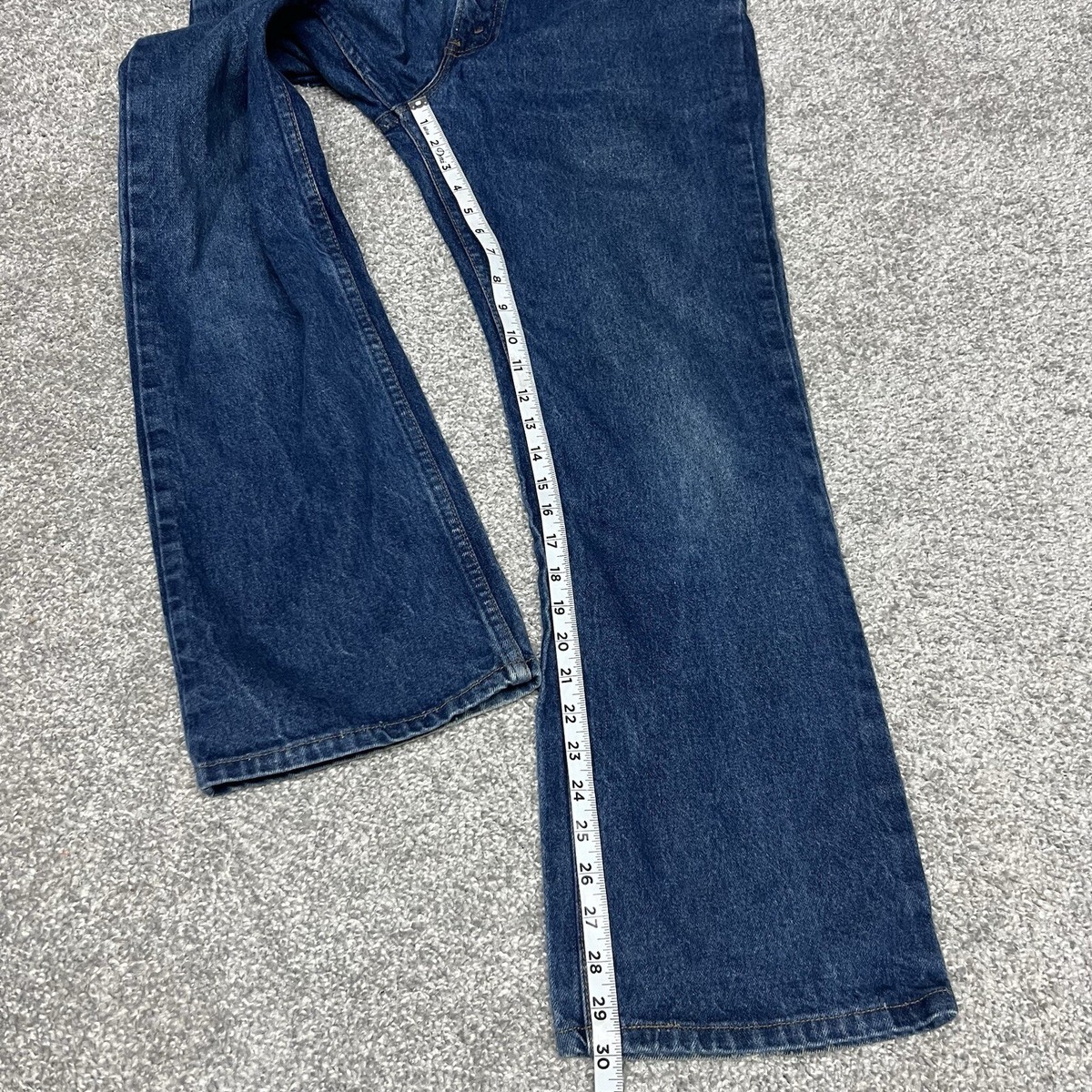 VINTAGE Levi's 517 0217 Jeans Mens 38x31 Blue Denim Bootcut USA