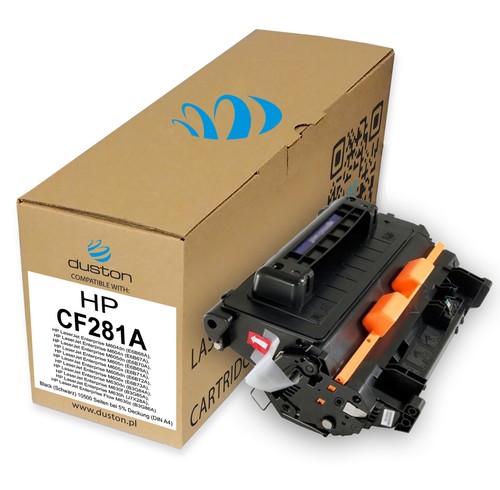 HP toner 5x CF281A 81A compatible LaserJet Enterprise M604 Duston noir - Photo 2/6