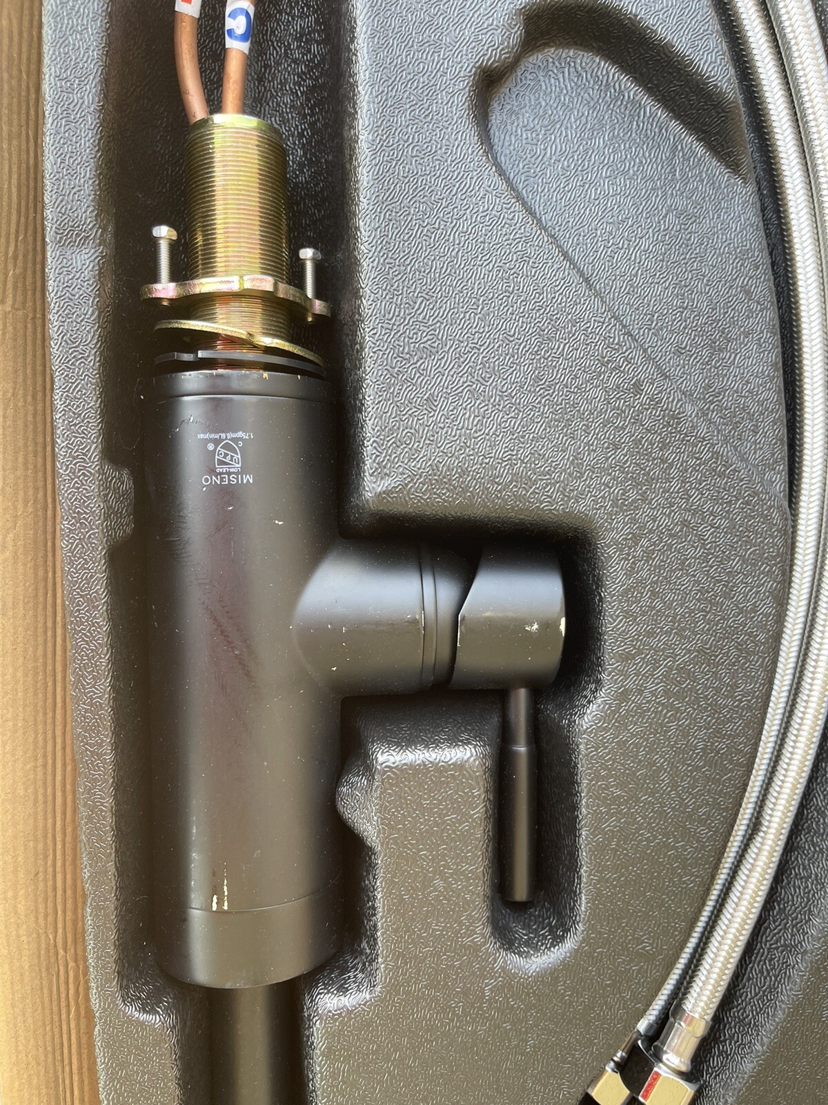 Miseno MK281A Professional Series Pre-Rinse Kitchen Faucet, Black