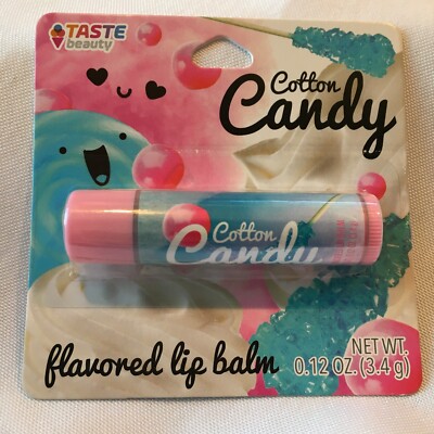 Taste Beauty COTTON CANDY Flavored Lip Balm  NEW