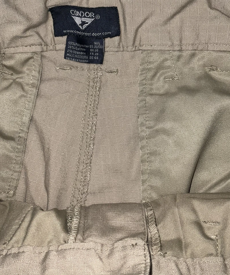 Брюки туристические военные грузовые Condor 610T Stealth Operator с ремнем BDU размер 30x30 - Изображение 4 из 4