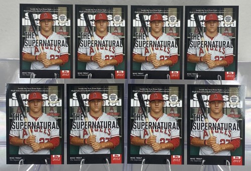 Mike Trout [Clear] #27 2021 Topps card