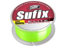 Sufix Elite Monofilament Hi-Vis Yellow 330 Yards - Monofilament Fishing Line