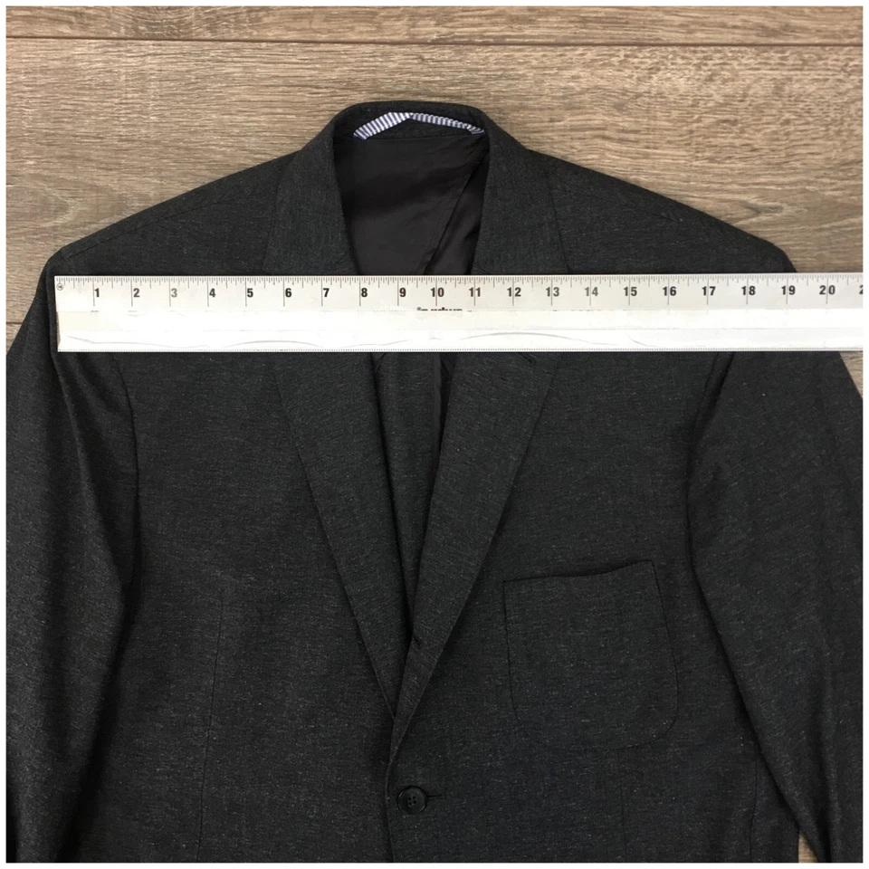 Michael Bastian Hombres Blazer Abrigo Deportivo Chaqueta Informal Talla 44R Lana 3 Botones Traje Foto 4 de 4