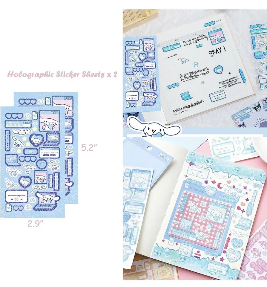 79件装Cinnamoroll卡哇伊文具套装,可爱的学校用品,回到学校。 — 第 4/4 张图片