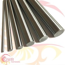 Metric Silver Steel Round Bar - Round Ground Shaft Rod - Various sizes & lengths