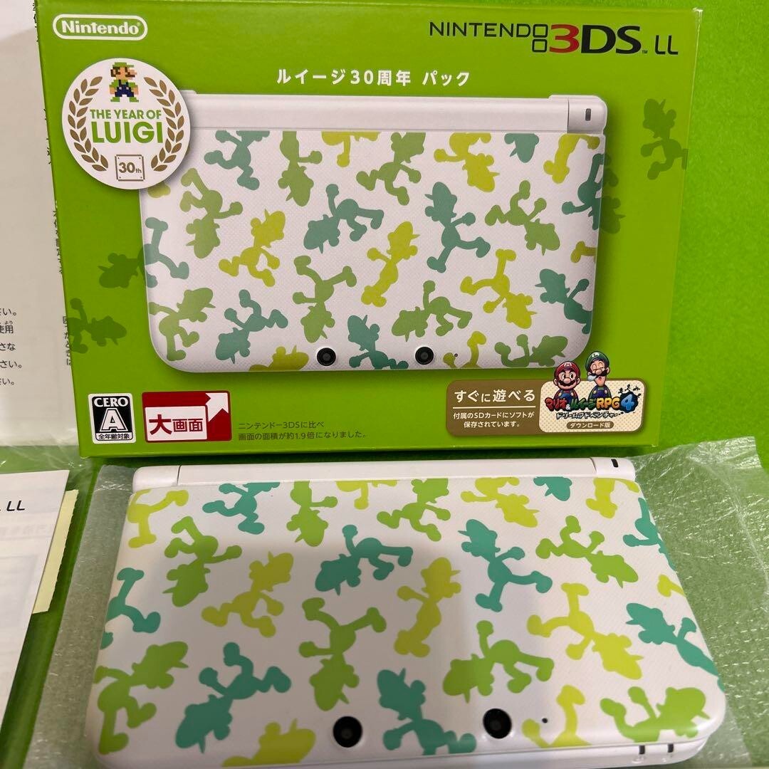 Nintendo 3DS LL Luigi 30th Anniversary Pack Ver. Game Console