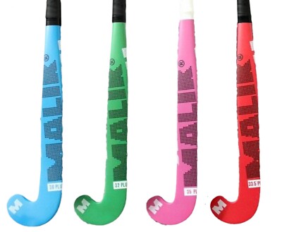 Malik ''Pluto J'' Blue Painted Wood Field Hockey Stick