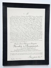 MIEULET DE RICAUMONT Nanton FAIRE PART Danglade CANAT Paccard Narbonne Lara 1896