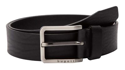 bugatti Men´s Belt W110 Gürtel Black schwarz