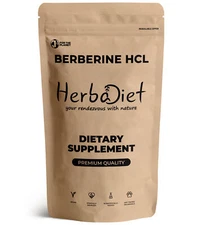Berberine HCL 98% Extract Powder PREMIUM Berberis Blood Glucose Sugar Control