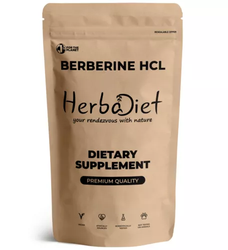 Berberine HCL 98% Extract Powder PREMIUM Berberis Blood Glucose Sugar Control