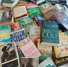 Fiction Paperback Bundle - 40 Thriller, Romance & Mystery Good Used Condition