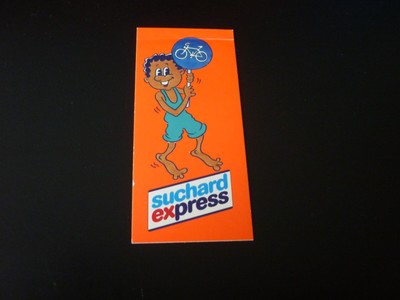 old sticker Suchard Express chocolate spirit