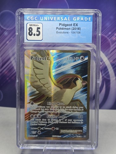 Pidgeot-EX graded CGC 8.5 for sale on eBay