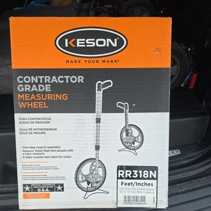 CL KESON Contractor-grade Mechanical Measuring Wheel RR318N