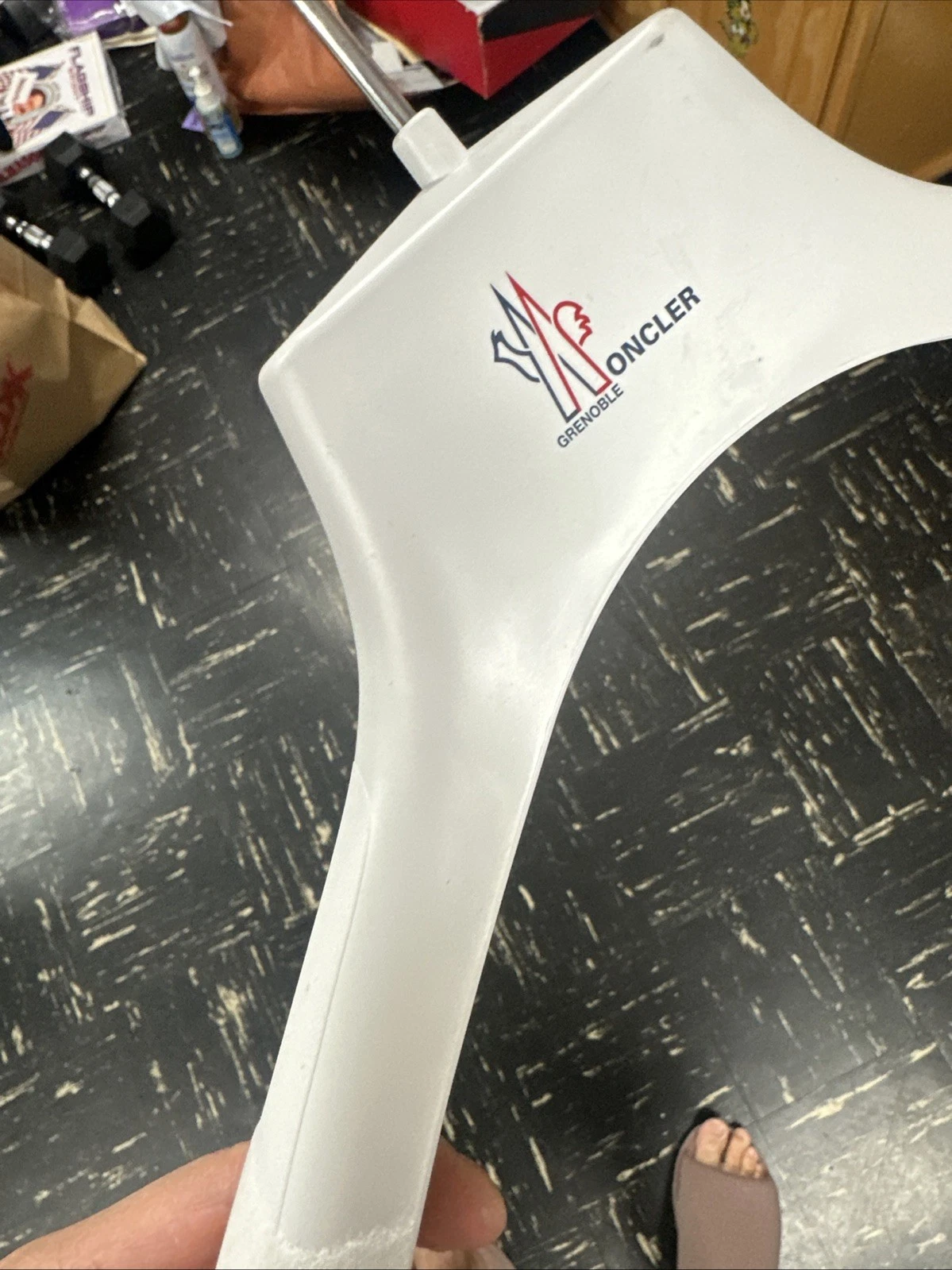 Autentica Moncler Abito Camicia Lingerie 15” Blu Rara Appendiabiti