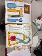 Vintage 1977 Fisher-Price 936 Medical Doctor Kit with Case NOT complete