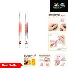 Portable Nail Cuticle Oil Pens 2pcs - Repair  Nourish with Rose  Cherry