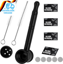 Pfeife,Kleine Tragbare Rauchpfeife,Zerlegbare Metallpfeifen Mit 10 Edelstahlsieb