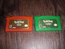 AUTHENTIC Pokemon Fire Red Version Leaf Green Game Boy Advance GBA DS GENUINE 3