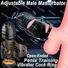 Male Masturbaters Automatic Rotating Cup Penis Vibrating Stroker Sex Toy For Men