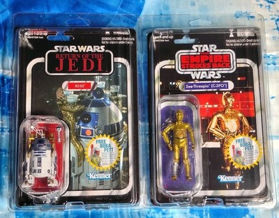 Star Wars Early TVC 2-Pack:VC06 C3-PO & R2D2 VC25  1st Wave Vintage mit MOC CASES