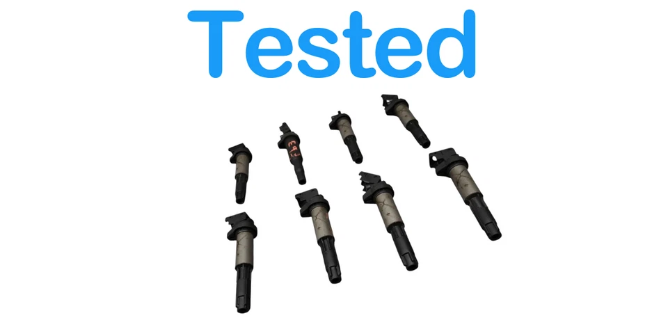 04-10 Juego de 8 bobinas de bobina de encendido del motor BMW 645Ci 650i 12135A06753 OEM Foto 3 de 4