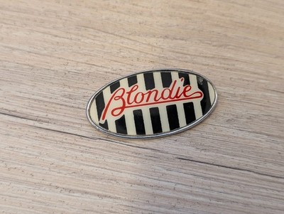 Blondie Parallel Lines Enamel Badge Pin - 1978/79 Original Clubman UK
