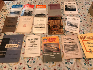 LOT OF 14 TRAIN BOOKS AND BOOKLETS EUROPEAN RAILWAYS,NEW ENGLAND, & MORE