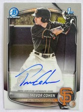 2025 Bowman Draft - Chrome Prospect Autographs Trevor Cohen #CPA-TC (AU, RC)