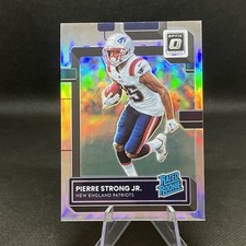 2022 Panini Donruss Optic Pierre Strong Jr. #241 Silver Holo Prizm Rated Rookie