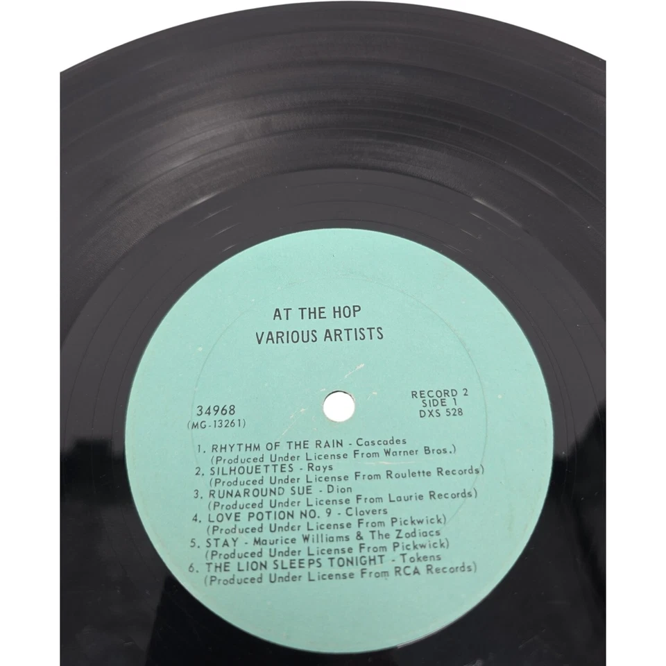 At The Hop 1975 Various Artist 3LP Brookville Records - Image 4 of 4