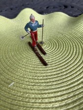 Vintage Lead Ski Figure, France