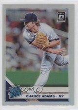 2019 Panini Donruss Optic Rated Rookies Holo Prizm Chance Adams #63 s3g