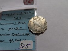 S56 India British 1910-B Anna