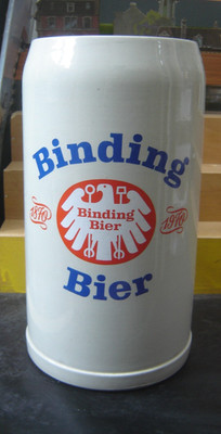 Bierkrug 5 Liter Binding Brauerei 1870 - 1970 unbenutzt ''Neu ''(428)
