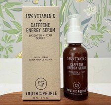 Youth To The People 15% Vitamin C + Caffeine Energy Serum 30ml AUTHENTIC NIB