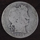 1899 P • Barber Quarter 25C - *Low Ball* Circulated - 90% Silver *Old Coin!* #21