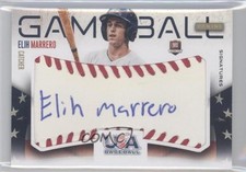 2014 Panini USA Baseball Box Set Game Ball Signatures 8/25 Elih Marrero Auto 0f8