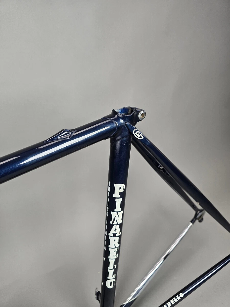 Rahmen Set Pinarello Asolo vintage frame Blau 53 cm retro steel 90s 130 mm retro