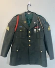 VINTAGE MILITARY US ARMY WW2 ERA JACKET 100% Wool Size 44R