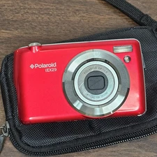 Polaroid iEX29 Digital Camera W/ Battery Red TESTED WORKS No Charger